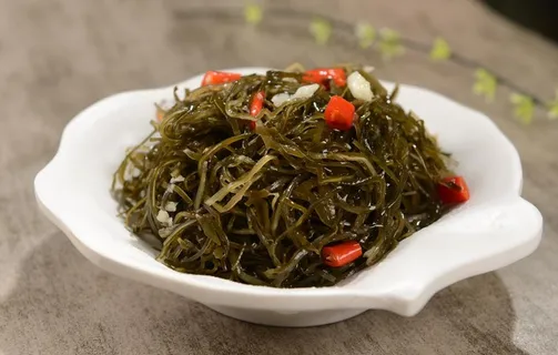 酸辣海带丝 凉拌鲜海带丝 凉拌图片