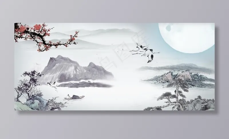 国画山水图片