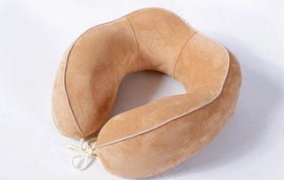 米色绳子u型颈枕图片
