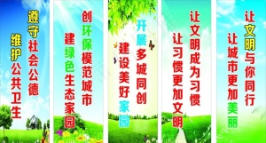 文明创建标语图片