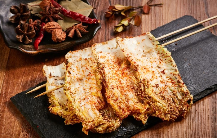 烤包菜图片