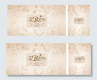 香槟色婚礼背景 婚礼logo图片