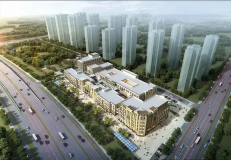 建筑鸟瞰图图片