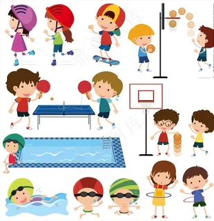 儿童和运动图片