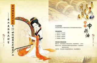 中医养生宣传册图片