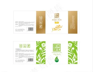 亚麻籽油香皂包装图片