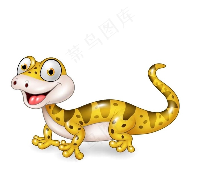 卡通蜥蜴图片