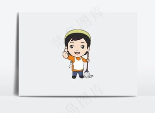 保洁阿姨图片