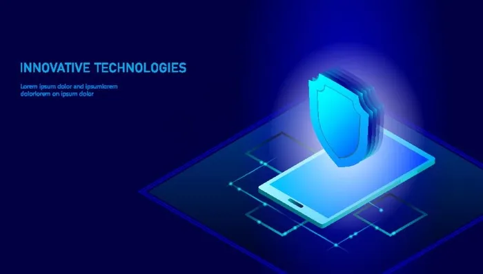 科技感信息技术图案图片eps,ai矢量模版下载