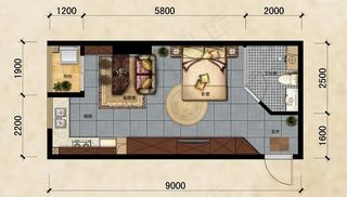 PSD小区户高端型图图片