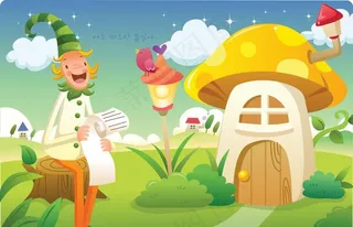 蘑菇房 魔法师图片