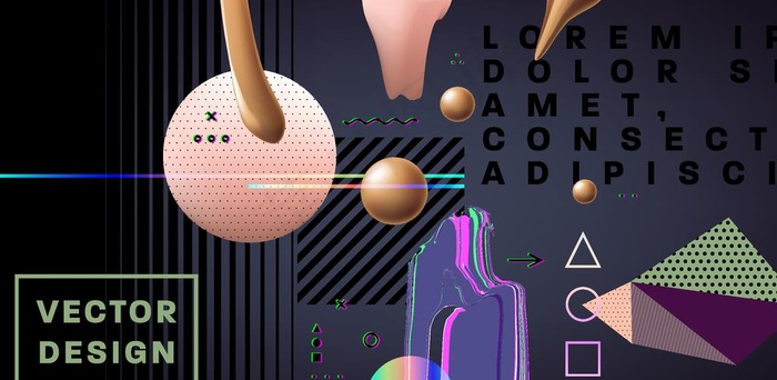 复古蒸汽波风格背景图片