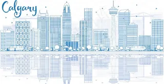 城市建筑剪纸图片