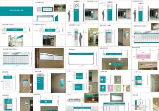 一套完整的医院导视系统图片