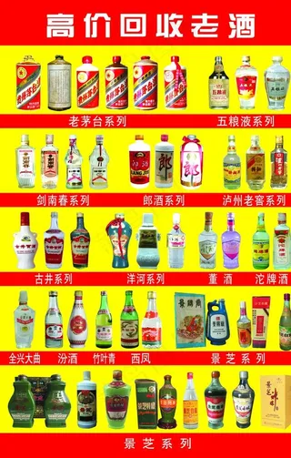 高价回收老酒图片