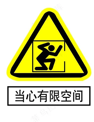 当心有限空间图片