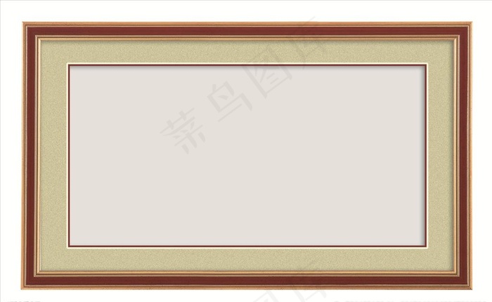 木框效果图片psd模版下载