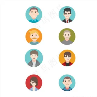 矢量头像图片