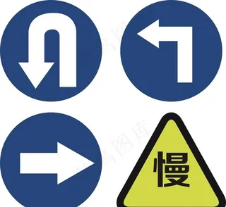 掉头转向直行图片