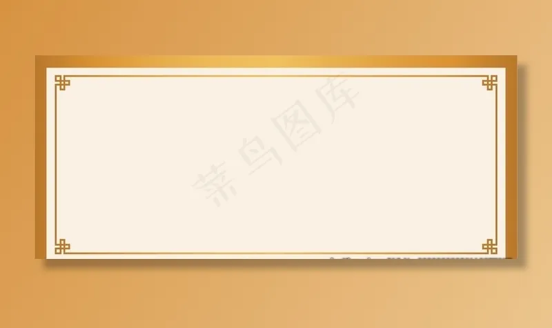 金色边框图片ai矢量模版下载