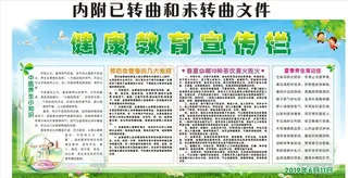 健康教育宣传栏图片