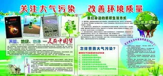 环保展板图片
