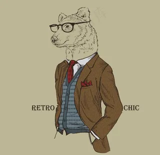 大灰熊先生图片