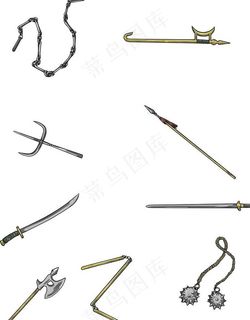 中国兵器矢量图图片