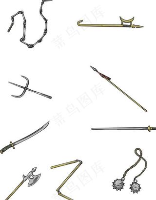 中国兵器矢量图图片