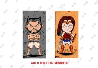 金刚狼惊奇队长手机壳图案图片