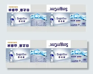 山泉水纸箱图片