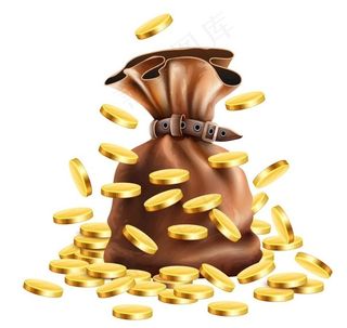 金钱钱币矢量图图片