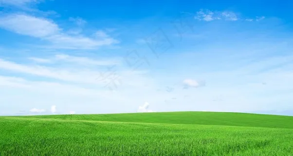 清新蓝天白云绿草地4k风景壁纸图片 清新蓝天白云绿草地4k风景壁纸图片