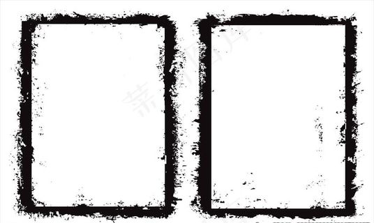 水墨图框图片