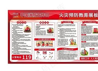 消防展板图片