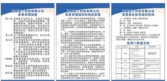 质量管理制度图片