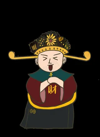 财神素材PSD分层文件图片