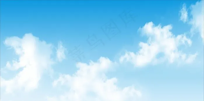 蓝天白云图片cdr矢量模版下载