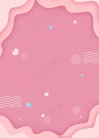 情人节粉色渐变背景图图片