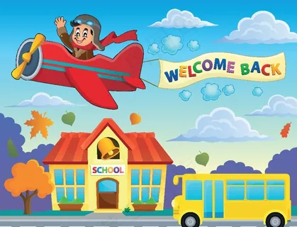 开学欢迎回校图片