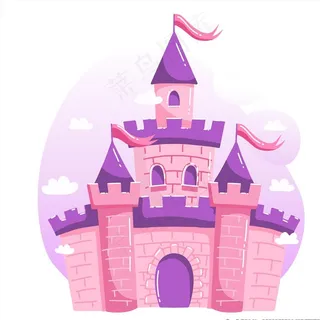 卡通城堡图片