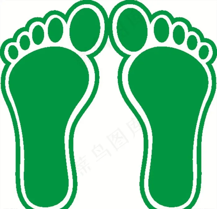 脚板图片cdr矢量模版下载