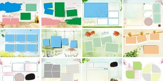 毕业纪念册 相册模板图片