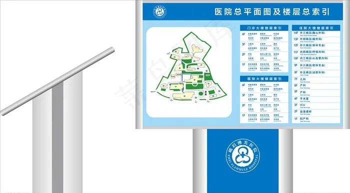 楼层指示牌图片cdr矢量模版下载