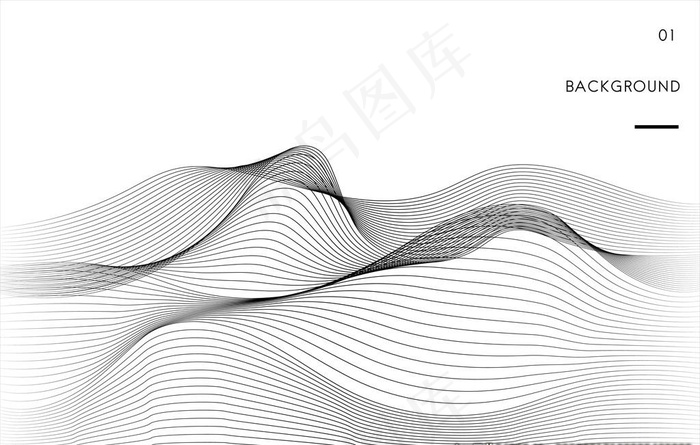 抽象曲线底纹图片