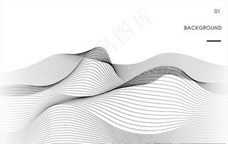 抽象曲线底纹图片