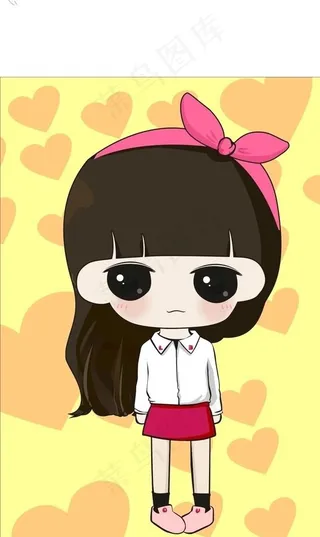卡通女孩图片