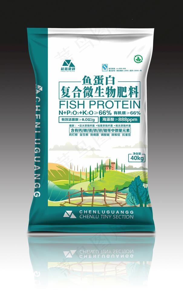 肥料包装图片cdr矢量模版下载