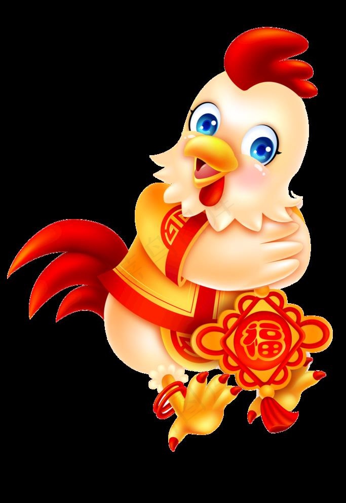 卡通鸡图片psd模版下载