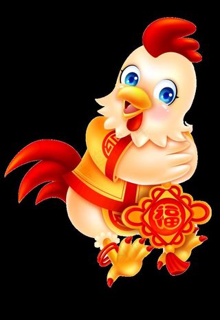 卡通鸡图片